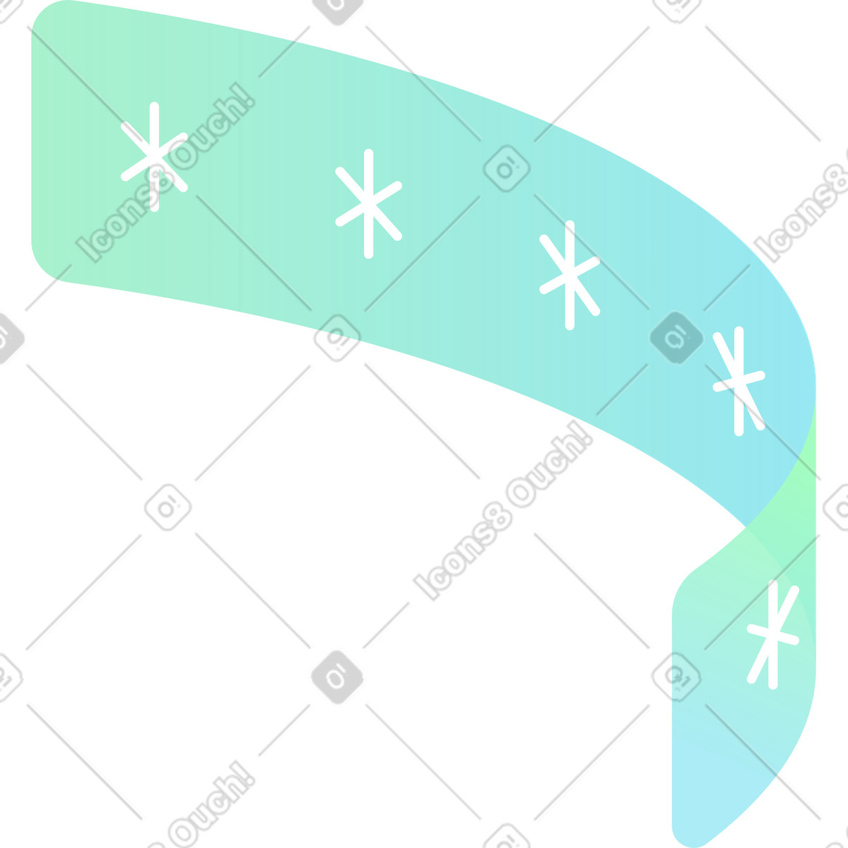 Gebogenes panel mit passwort-Illustration im Florid-Stil als Download in PNG, SVG