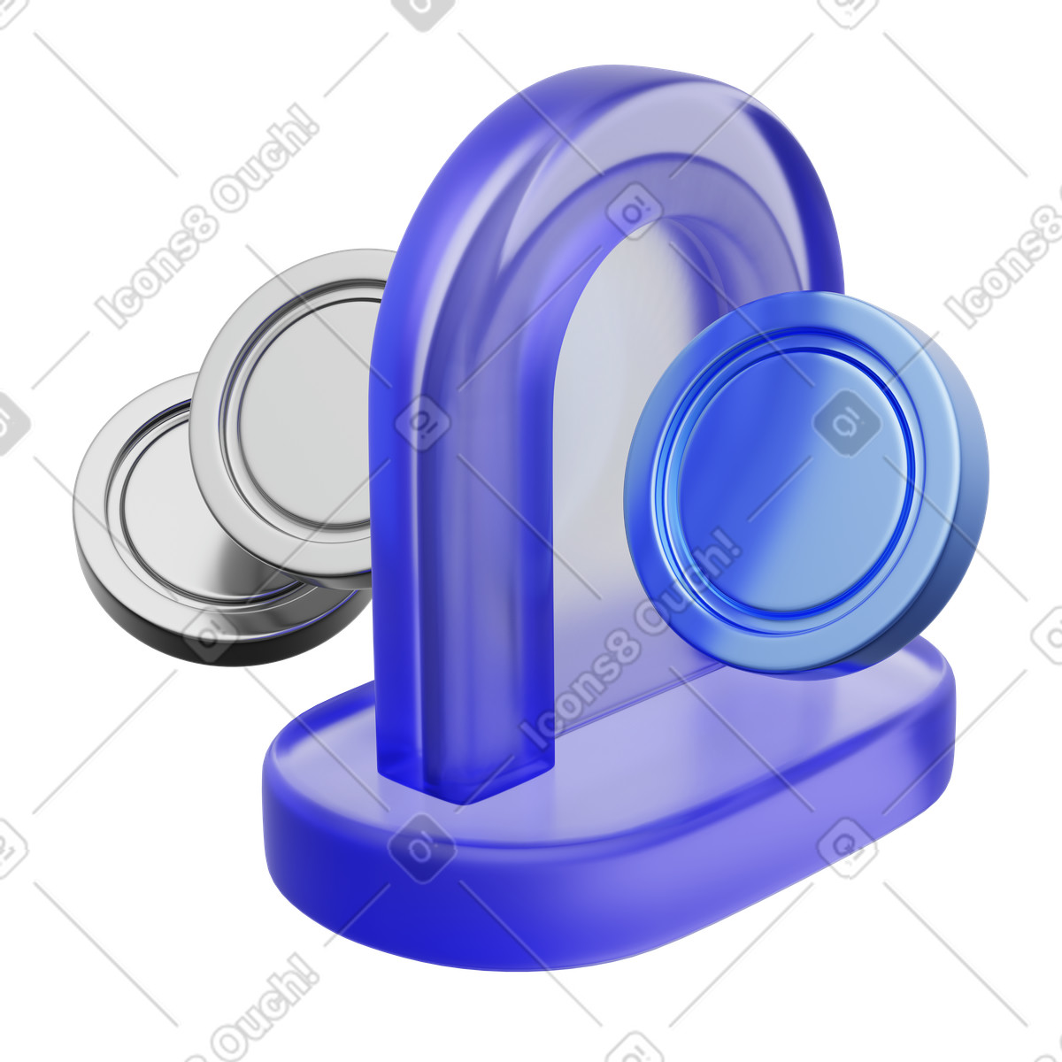 Crypto coin exchange, Digital currency transfer, Blockchain swap illustrazione in stile 3D Playful scarica in PNG, SVG