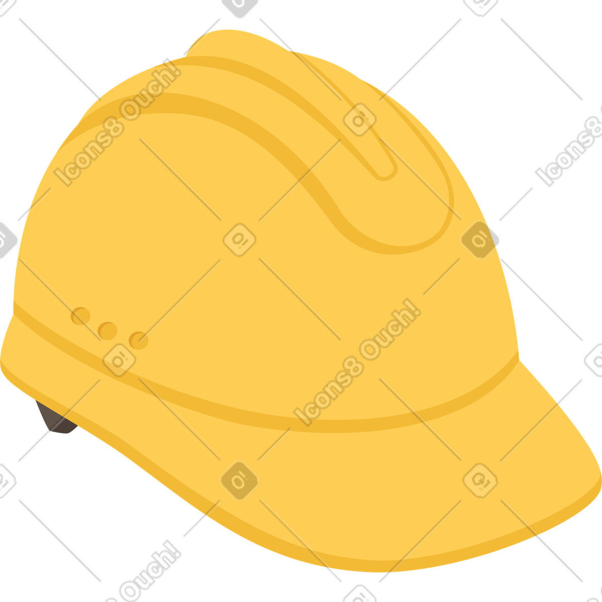 Ilustración Casco en estilo Social a descargar en PNG y SVG