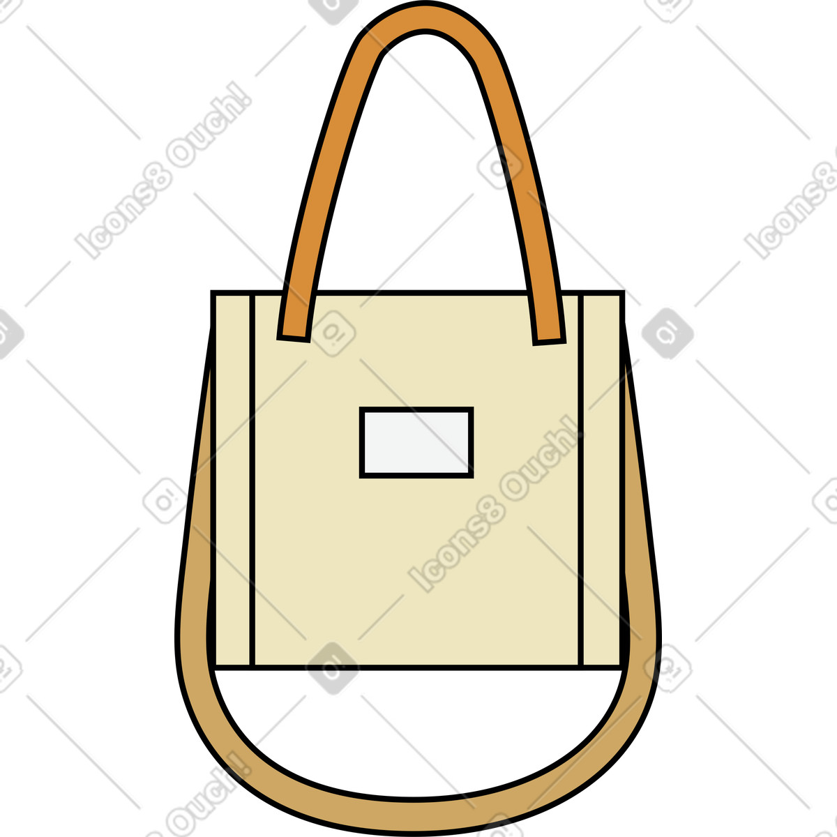 Geldbörse-Illustration im Kindy-Stil als Download in PNG, SVG
