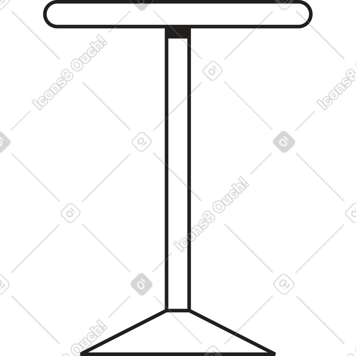 下载 Dazzle Line 风格的 桌子 插画，支持 PNG、SVG 格式
