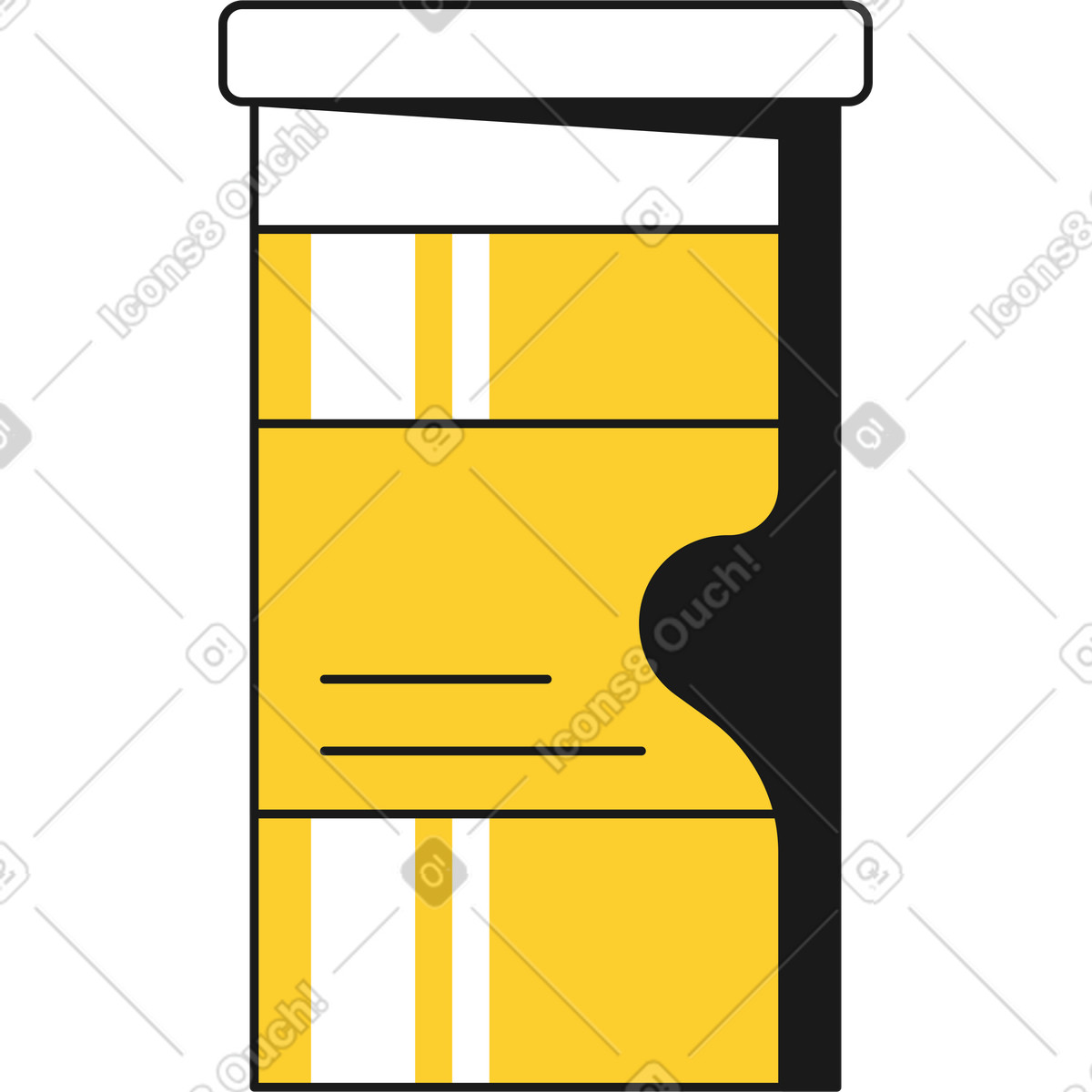 Tubo illustrazione in stile Taxi scarica in PNG, SVG
