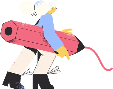 Woman writing with pencil PNG, SVG