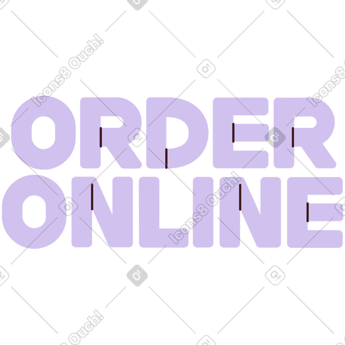 Ordine di lettere online illustrazione in stile Folks scarica in PNG, SVG