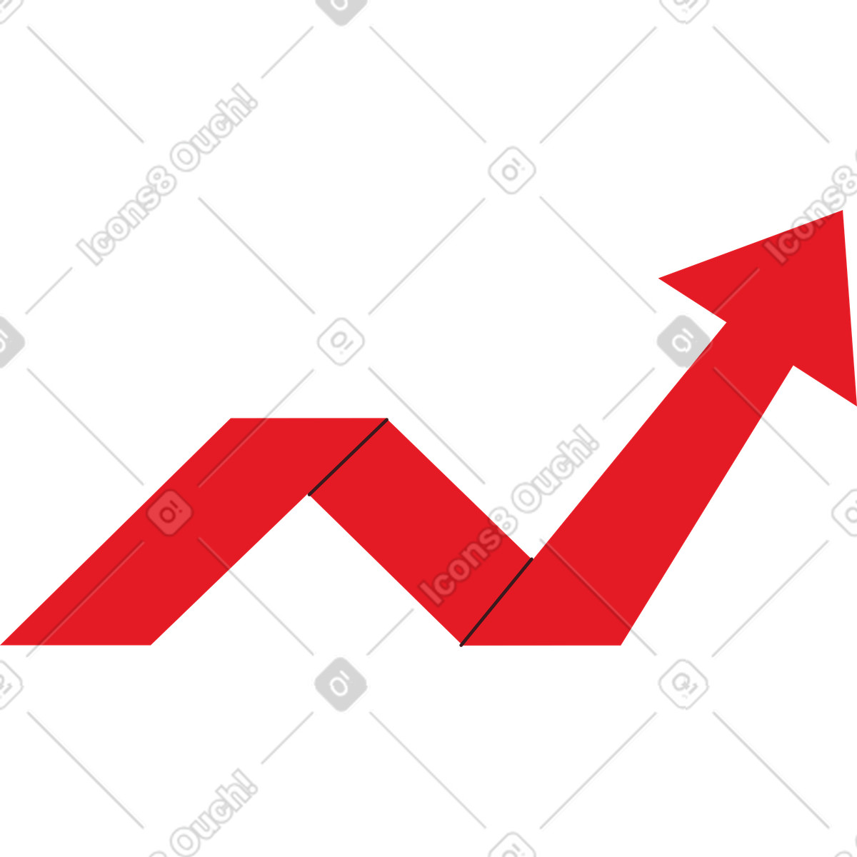 Ilustração de Seta em no estilo Folks para baixar em PNG, SVG