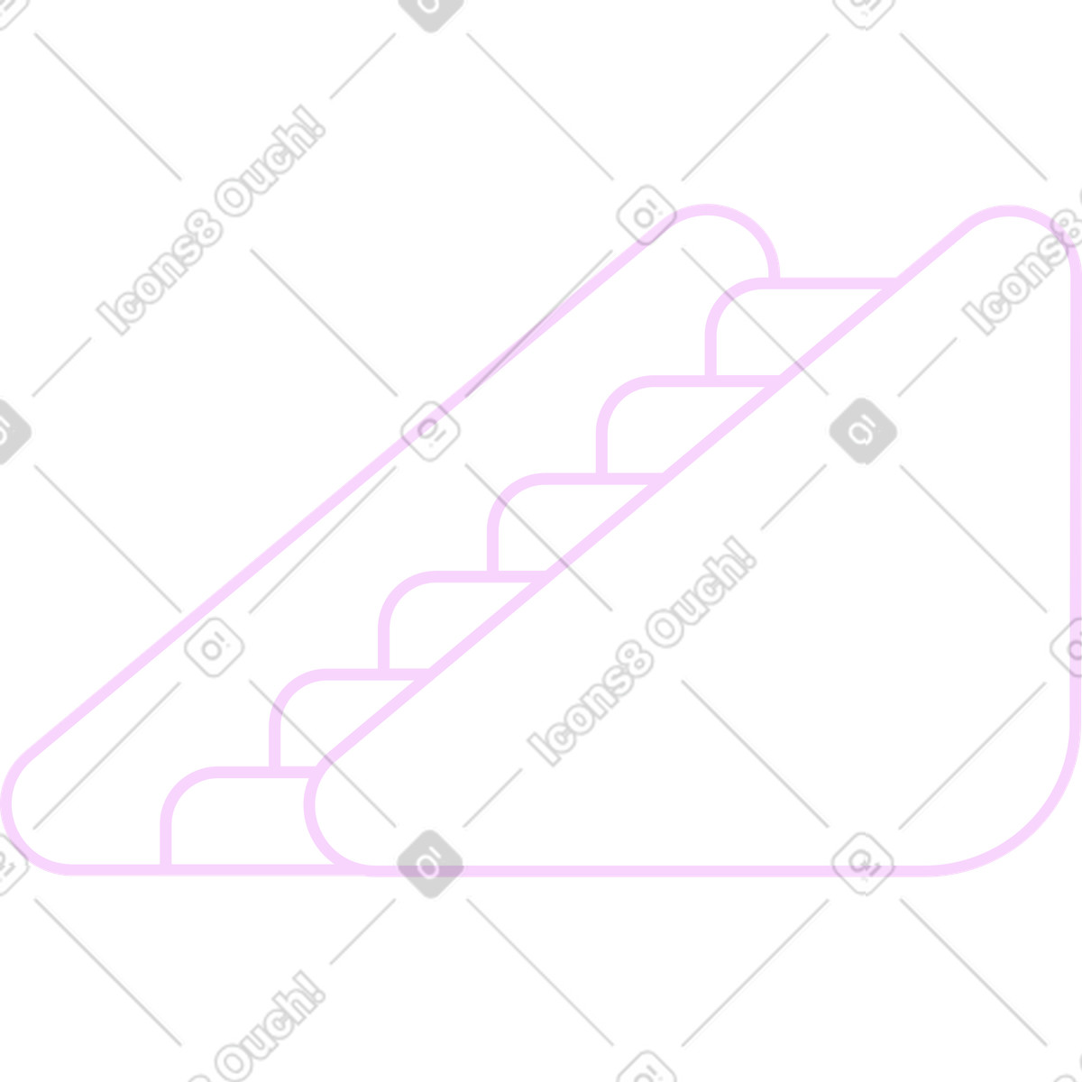 下载 Marginalia 风格的 自动扶梯 插画，支持 PNG、SVG 格式