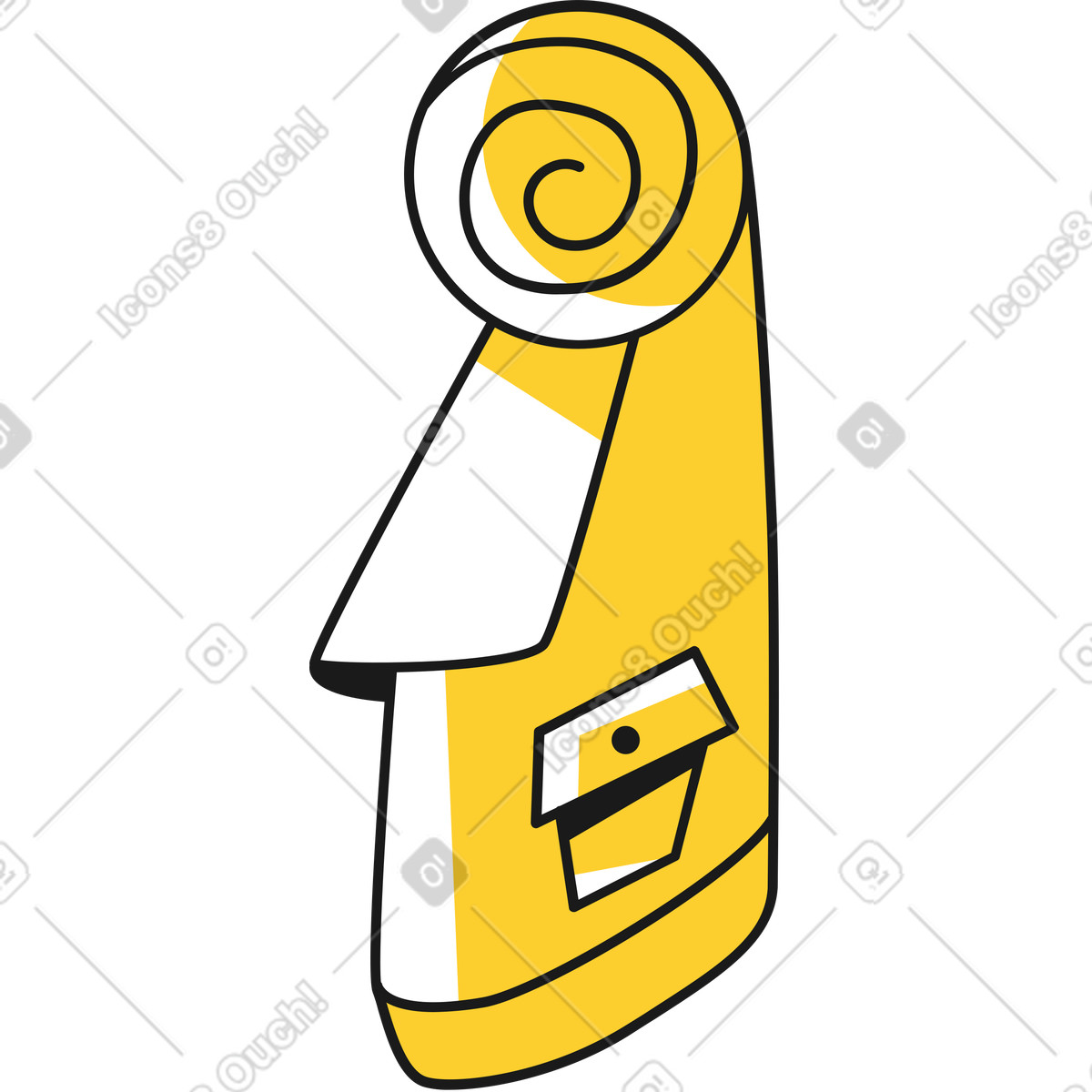 Taxi 스타일의 배낭 일러스트레이션 PNG, SVG 다운로드