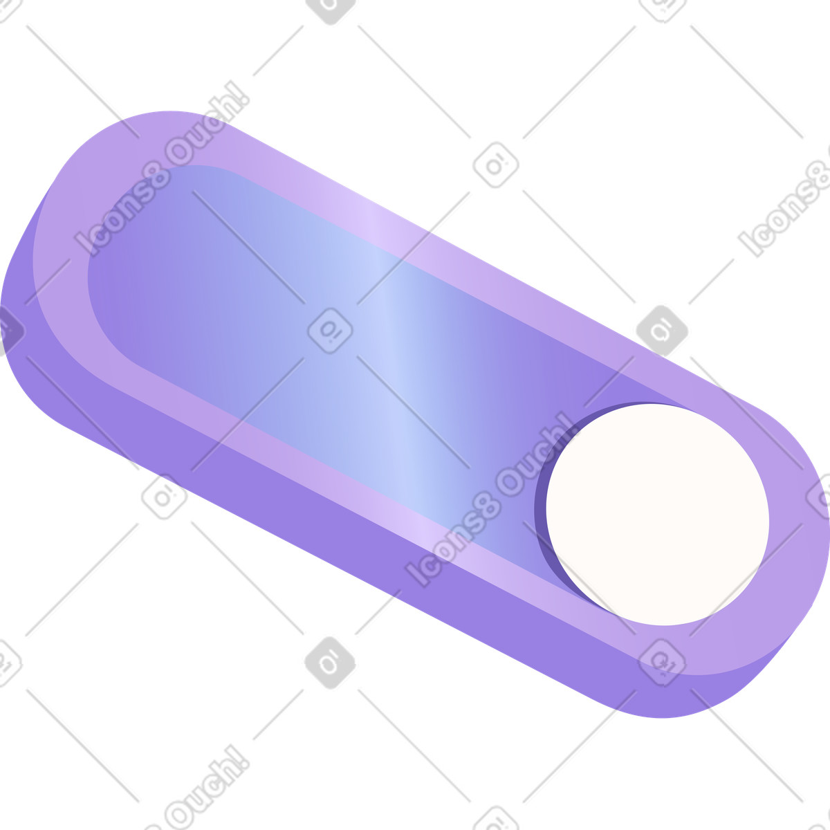 Umschaltknopf-Illustration im Isotech-Stil als Download in PNG, SVG