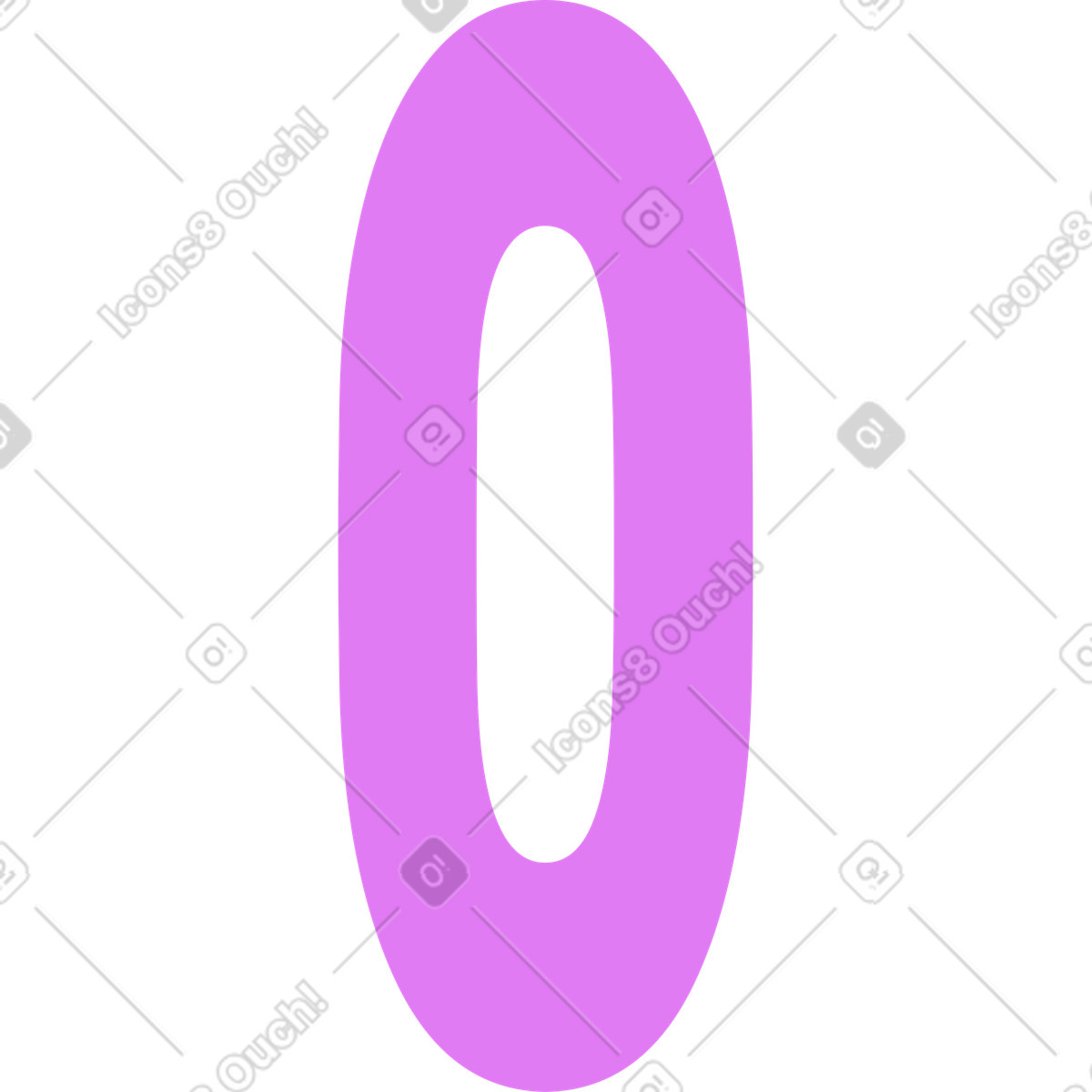 Zero illustration in Conifer style download in PNG, SVG