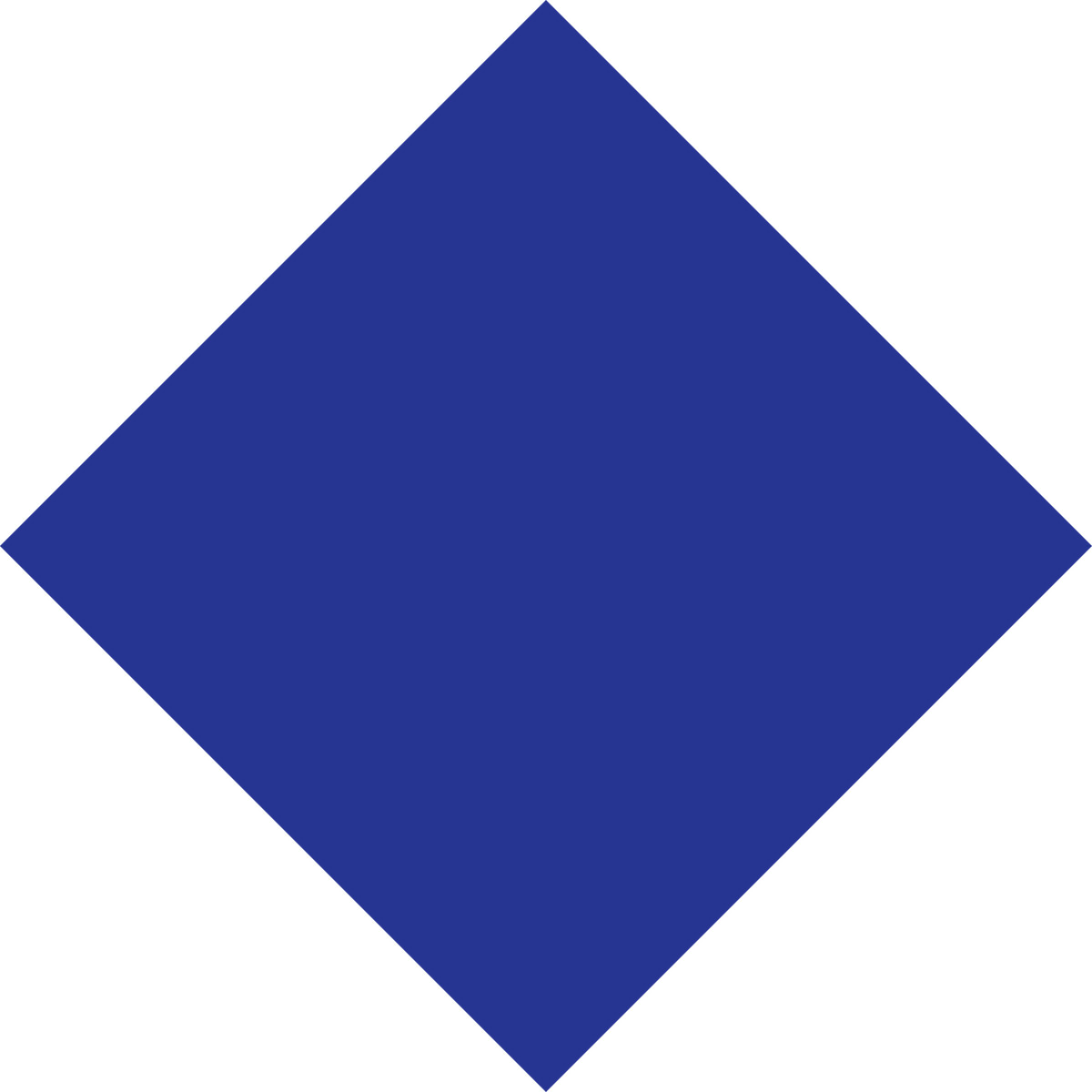 Rhombus dark blue-Illustration im Fogg-Stil als Download in PNG, SVG