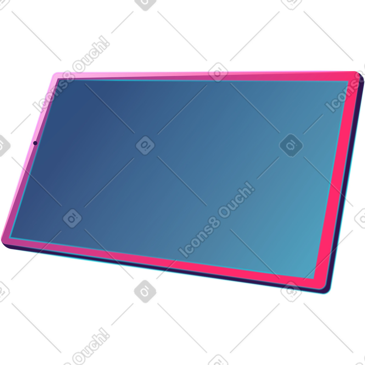 Neon スタイルの 大画面 のイラストをPNG、SVG形式でダウンロード