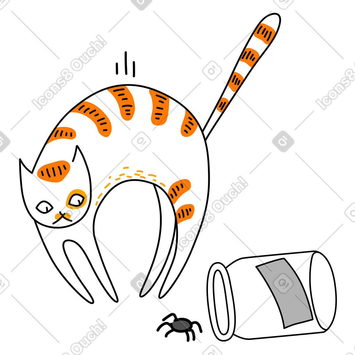 No cookies illustration in Purr style download in PNG, SVG