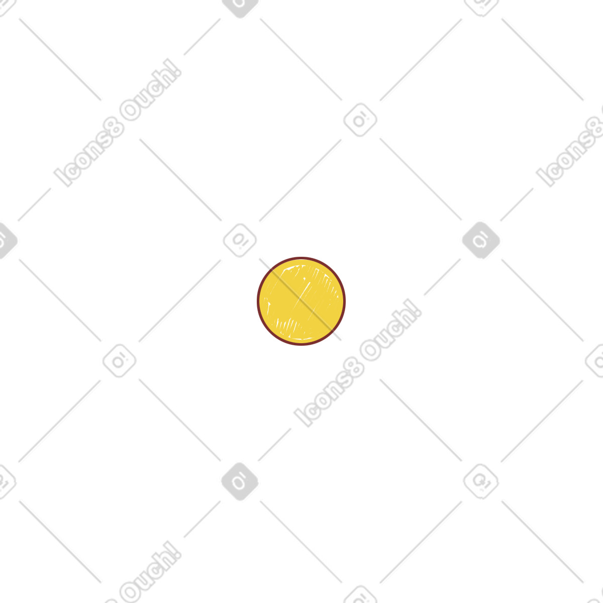 Иллюстрация Монета в стиле Sleepy — скачать в форматах PNG, SVG