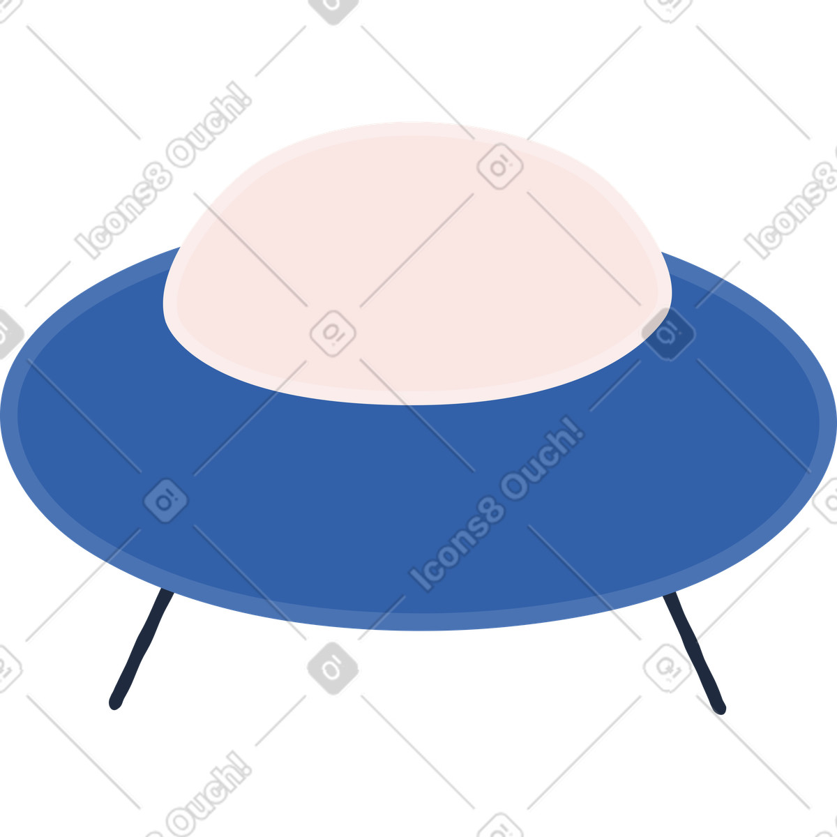 下载 Stripy 风格的 飞碟 插画，支持 PNG、SVG 格式