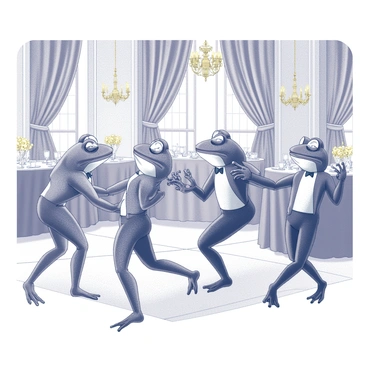 Dancing frogs