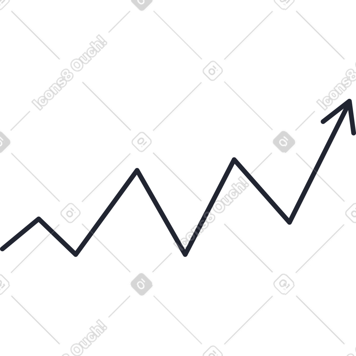 Ilustração de Linha crescimento em no estilo Pablita para baixar em PNG, SVG