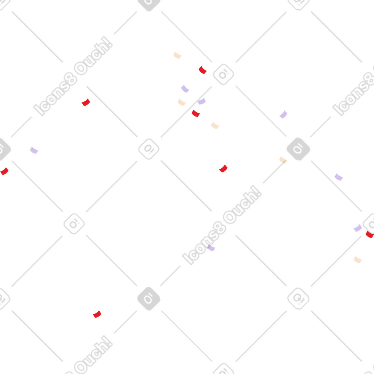 Coriandoli illustrazione in stile Folks scarica in PNG, SVG
