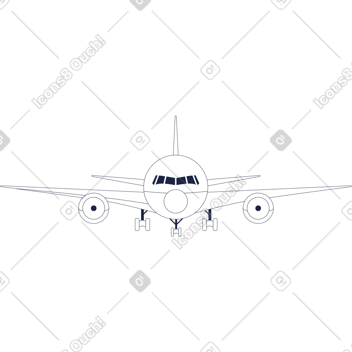 Ebene 2 linie-Illustration im Urban Line-Stil als Download in PNG, SVG