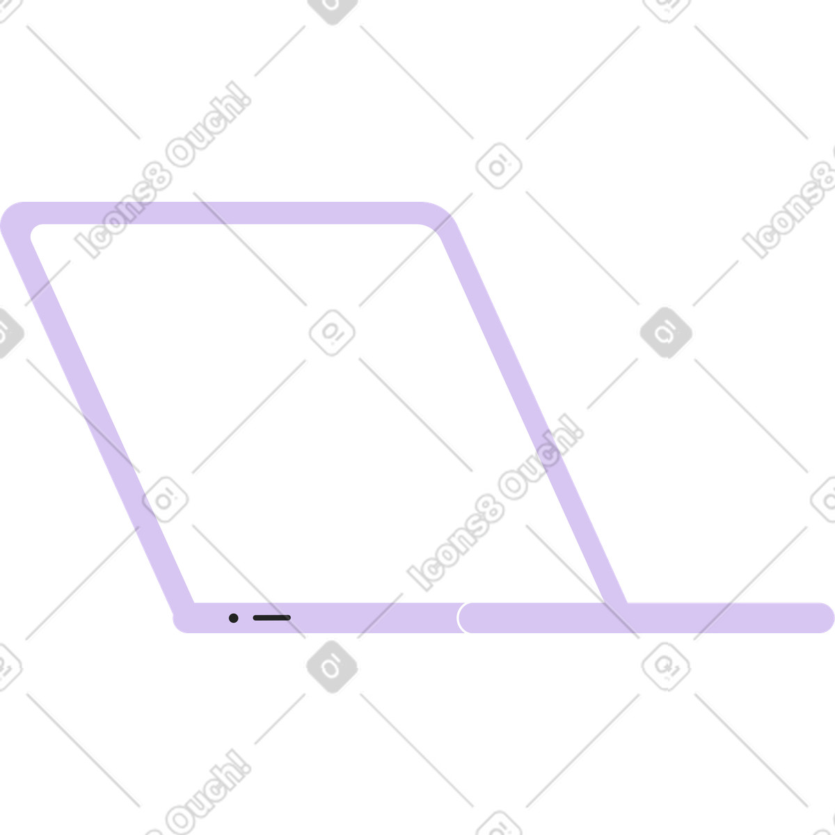 Notizbuch öffnen-Illustration im Sammy Line-Stil als Download in PNG, SVG