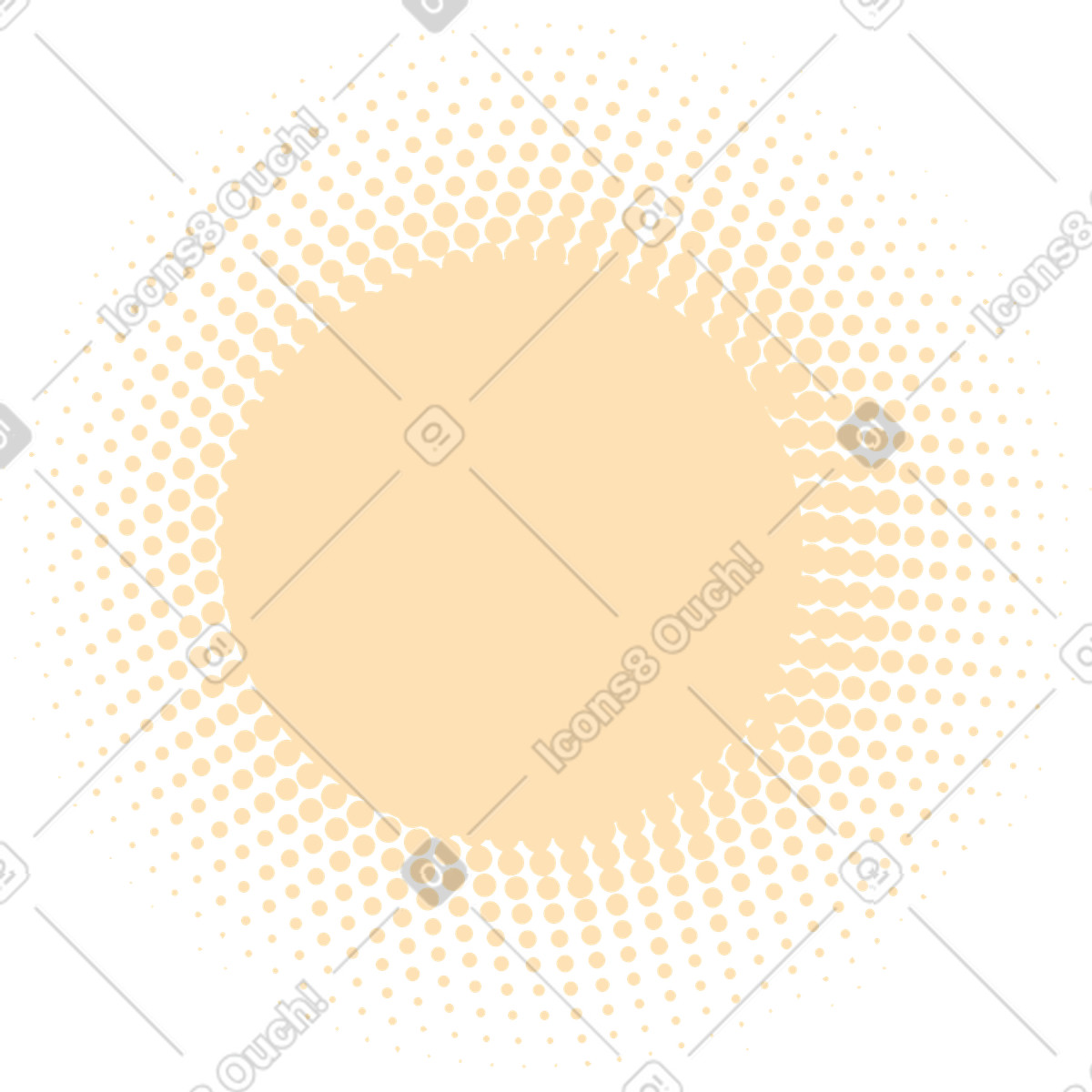 Sfondo del cerchio illustrazione in stile Rubber scarica in PNG, SVG