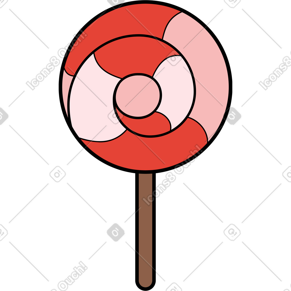 下载 Surr 风格的 糖果 插画，支持 PNG、SVG 格式