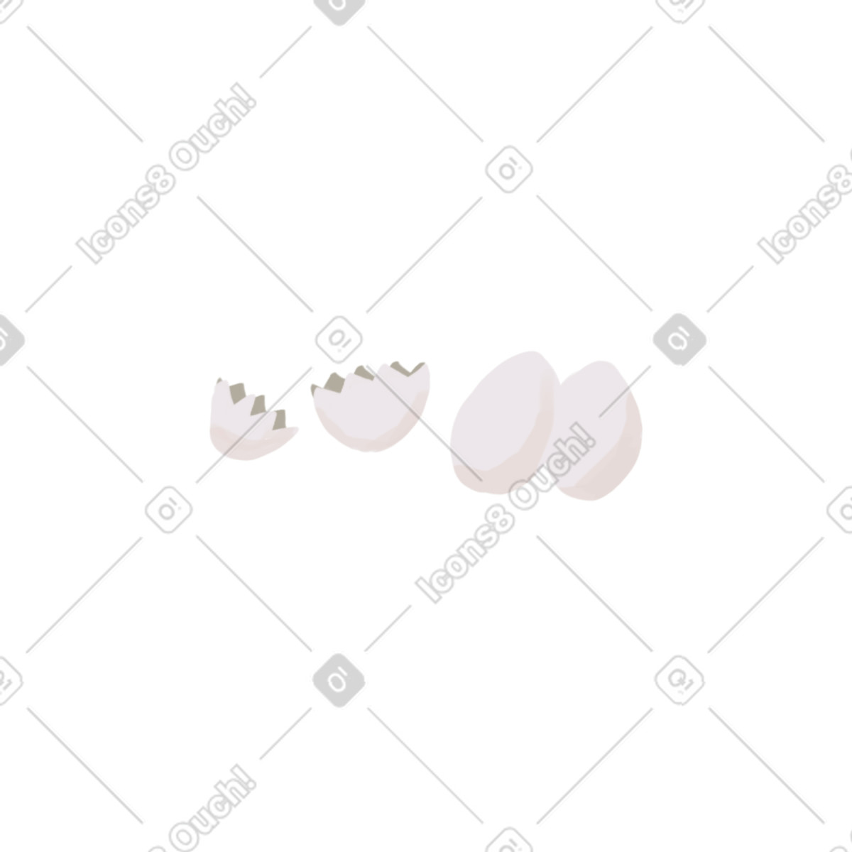 Ilustração de Chicken eggs em no estilo Ikigai para baixar em PNG, SVG