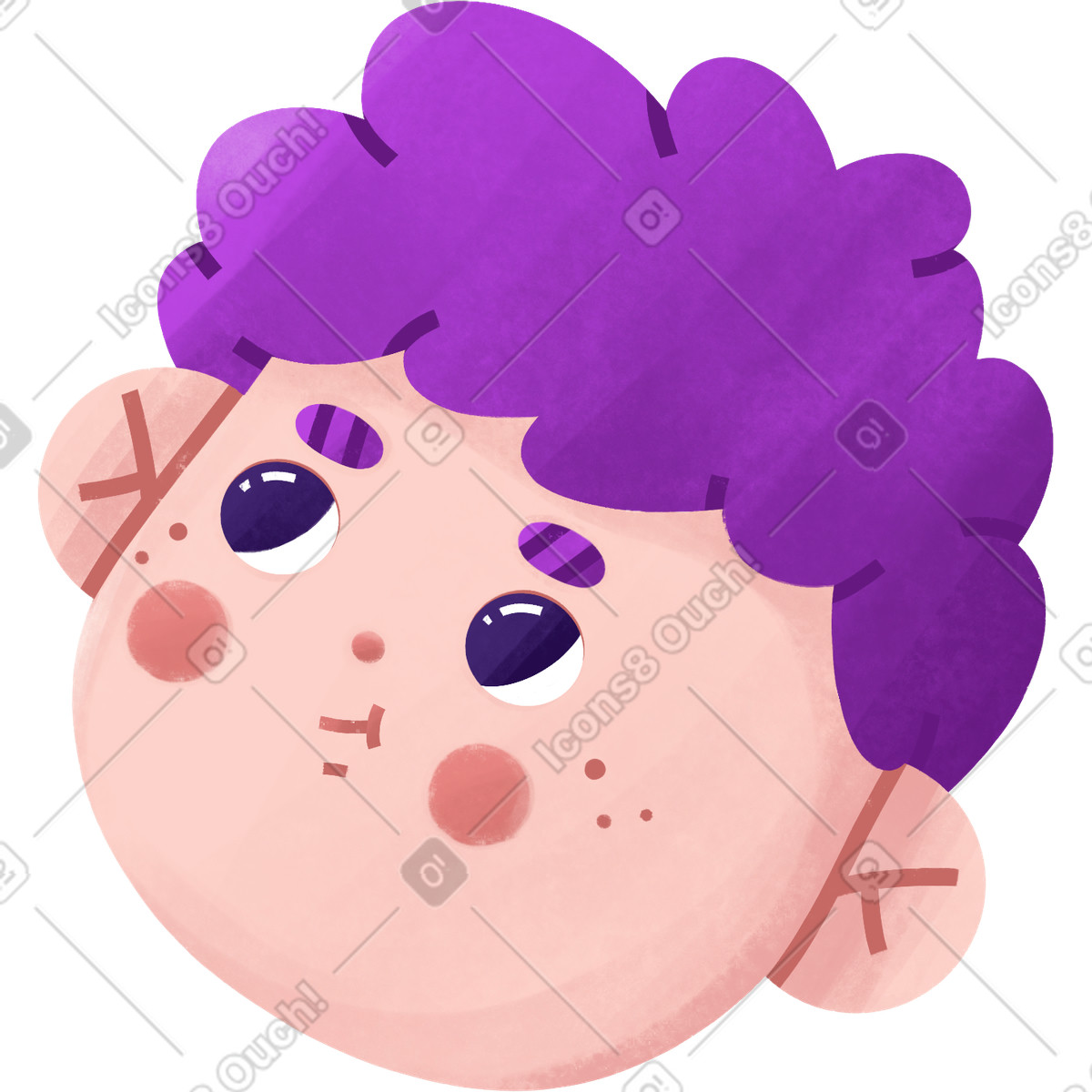 Illustration Boy dans le style Bonbon à télécharger aux formats PNG, SVG