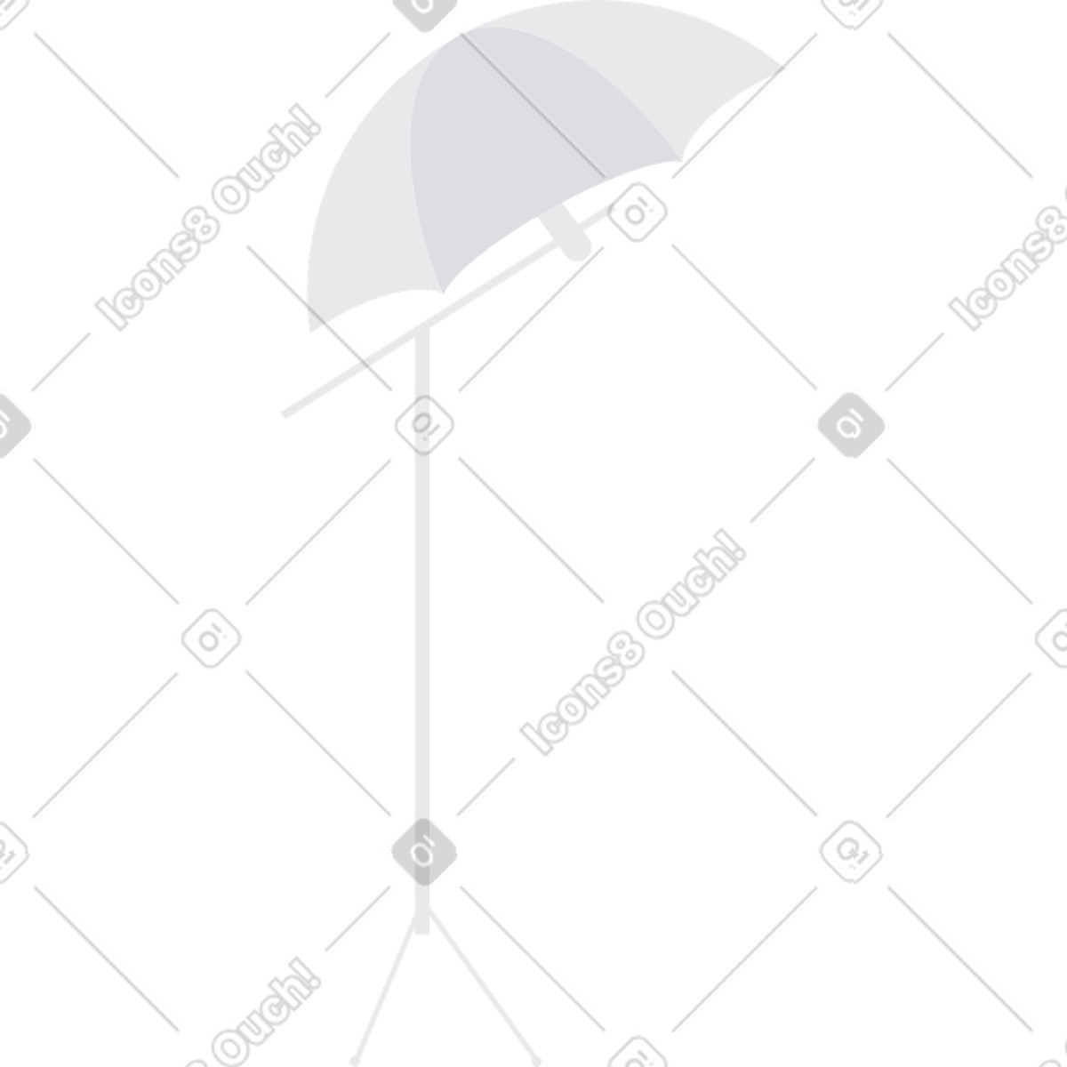 Urban 스타일의 Photostudio 우산 일러스트레이션 PNG, SVG 다운로드