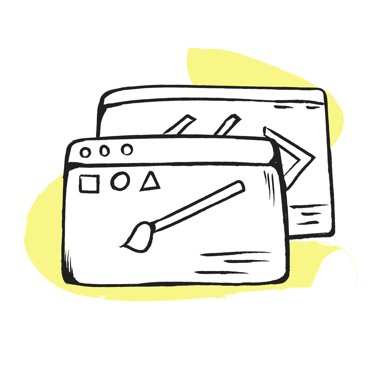 Pianificazione del web design illustrazione in stile Pixeltrue icons scarica in PNG, SVG