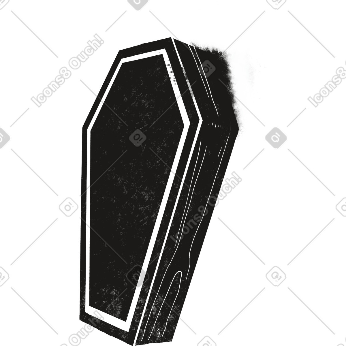 Ilustración Coffin en estilo Mystery a descargar en PNG y SVG