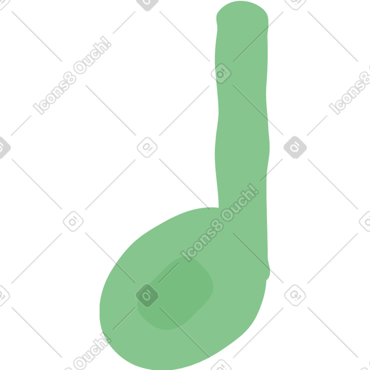Stripy スタイルの 音符 のイラストをPNG、SVG形式でダウンロード