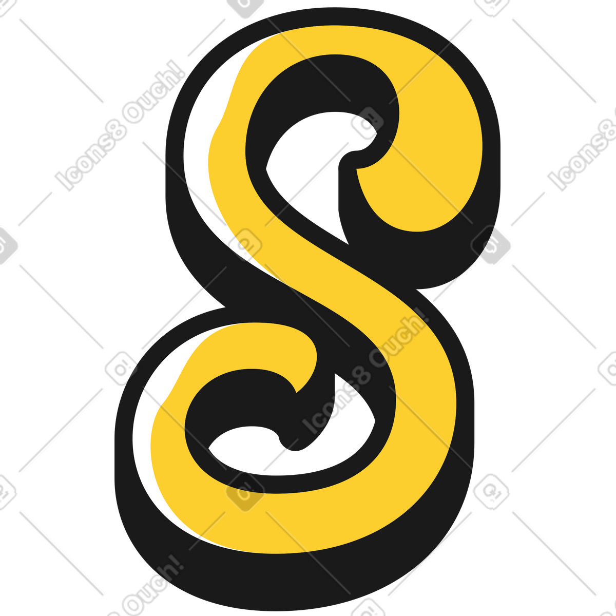 Lettere maiuscole illustrazione in stile Taxi scarica in PNG, SVG