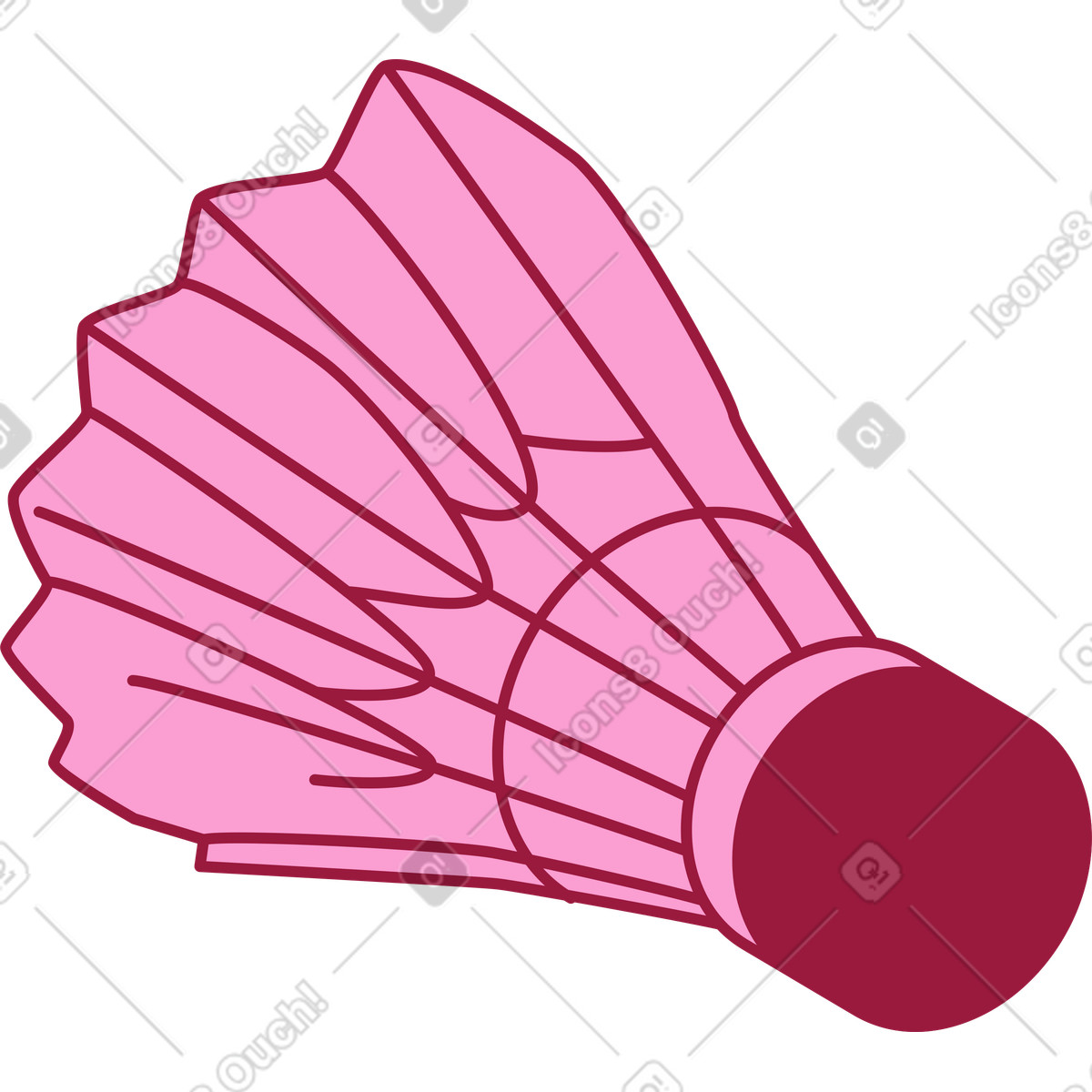 Ilustração de Peteca badminton em no estilo Storyline para baixar em PNG, SVG