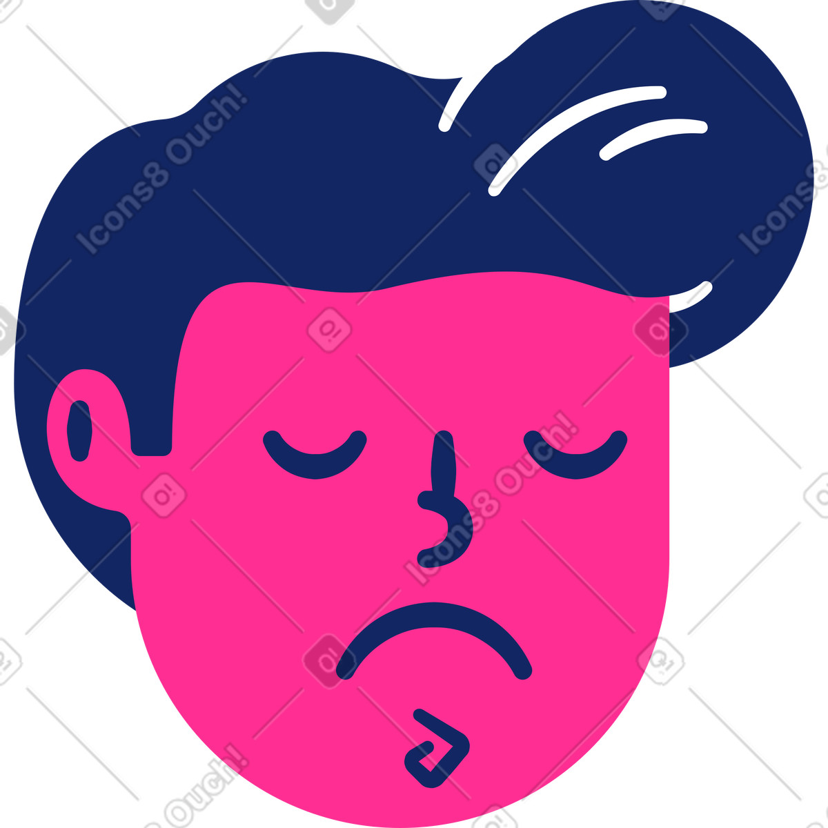 Illustration Visage d'homme dans le style Cyborg à télécharger aux formats PNG, SVG