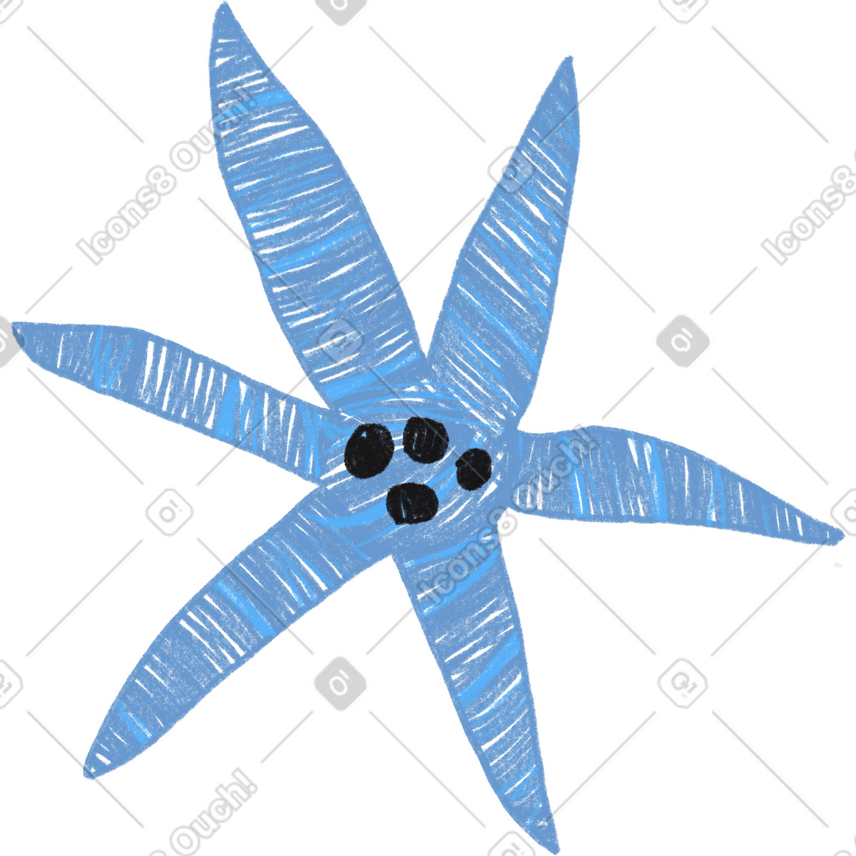 Ilustración Florecimiento de maíz en estilo Experimental a descargar en PNG y SVG