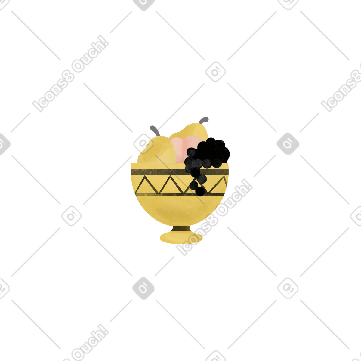 下载 Family 风格的 果盘 插画，支持 PNG、SVG 格式