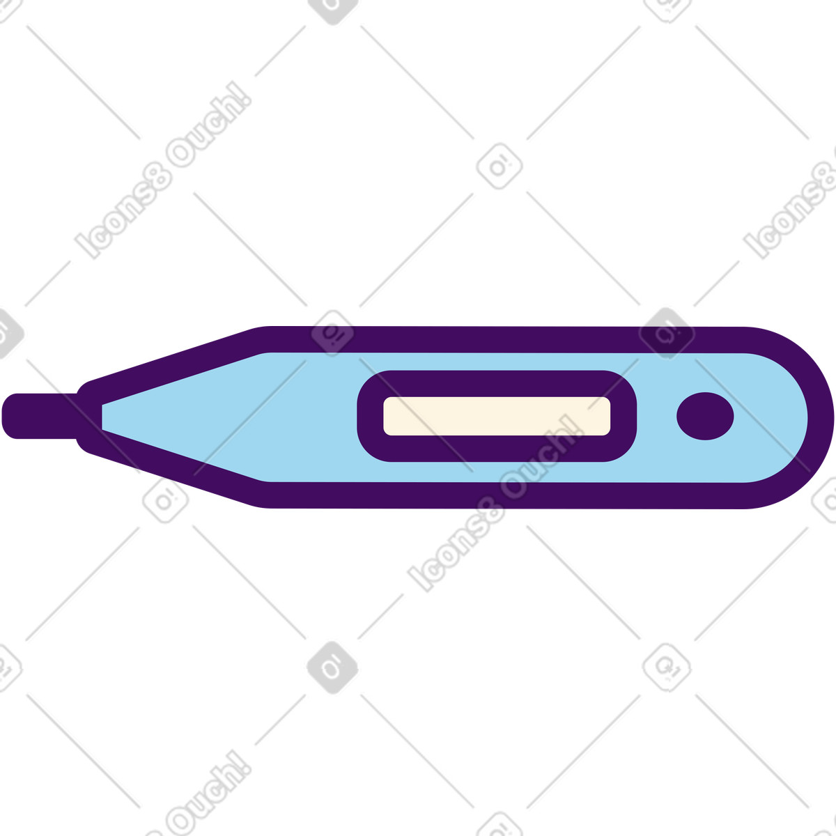Termometro illustrazione in stile Simplistic scarica in PNG, SVG