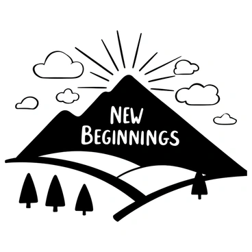 A breathtaking sunrise over a mountain, symbolizing hope and new beginnings.