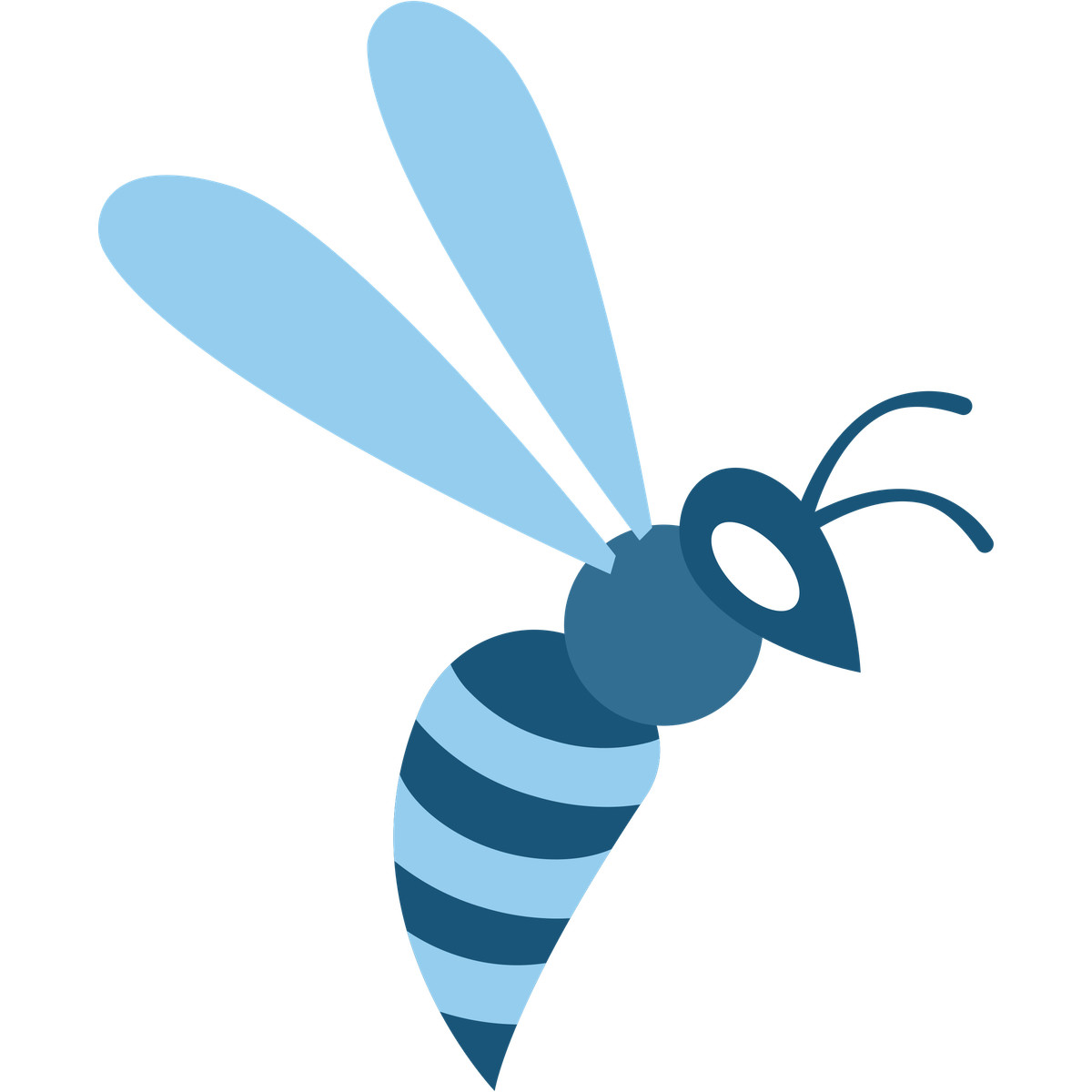 Bee illustration clipart representing bees in vibrant graphic style