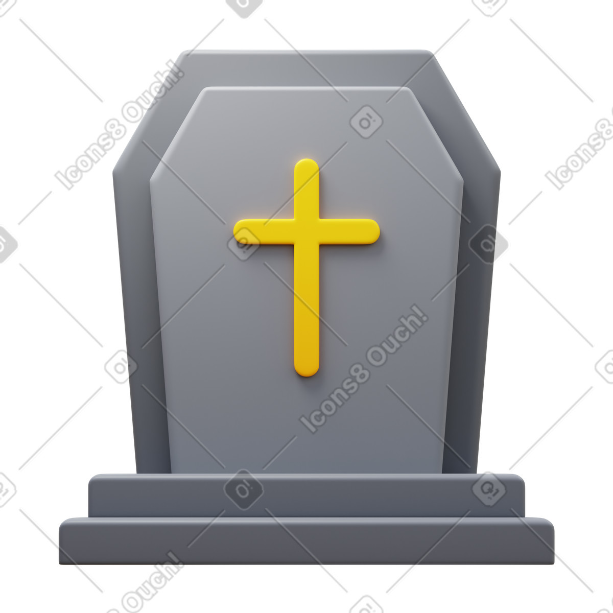 下载 3D Fluency 风格的 Grave 插画，支持 PNG、SVG 格式