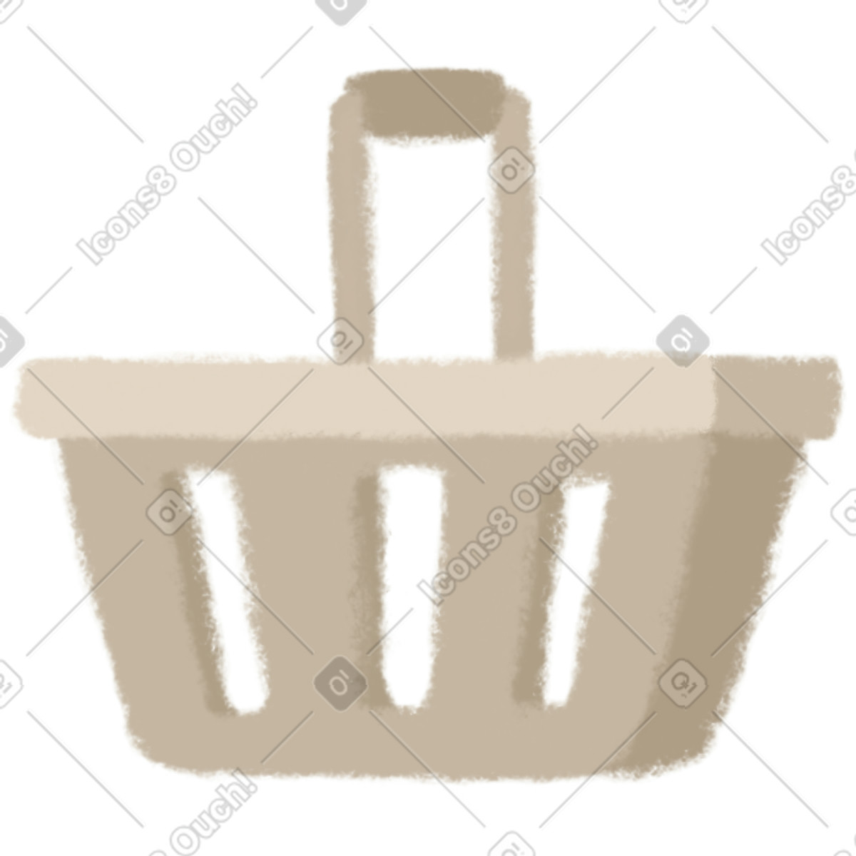 Ilustração de Basket em no estilo Toscana para baixar em PNG, SVG