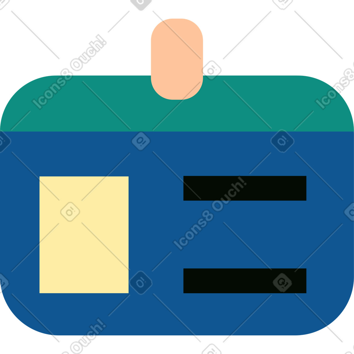 Illustration Identifiant dans le style Polar à télécharger aux formats PNG, SVG