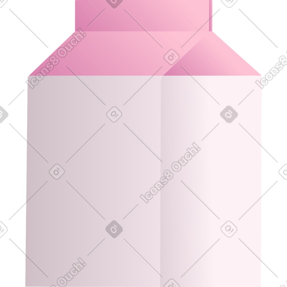Silky スタイルの Milk carton のイラストをPNG、SVG形式でダウンロード