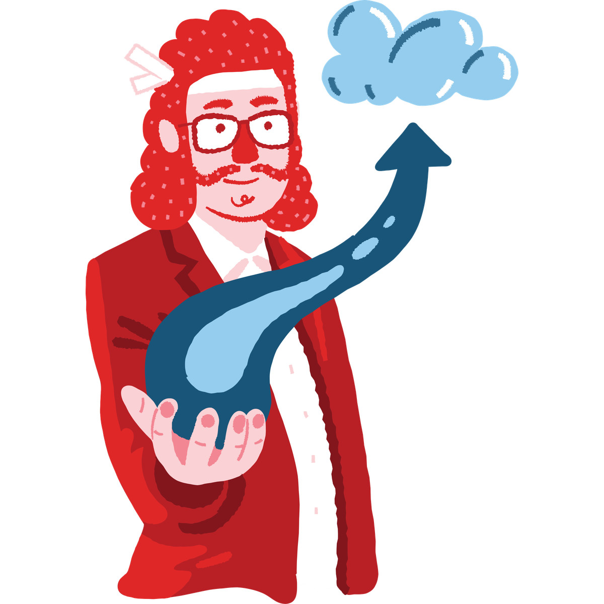 Uploading a file-Illustration im Cherry-Stil als Download in PNG, SVG