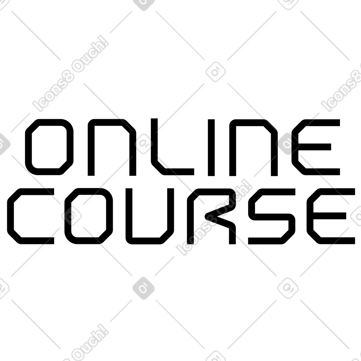 Online course illustration in Space style download in PNG, SVG