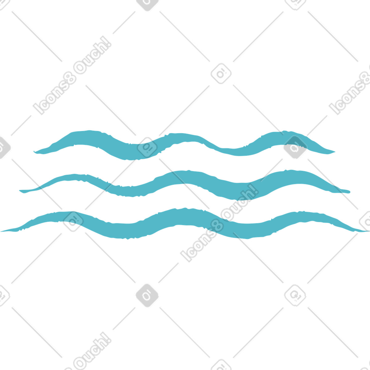 Illustration L'eau dans le style Flamenco à télécharger aux formats PNG, SVG