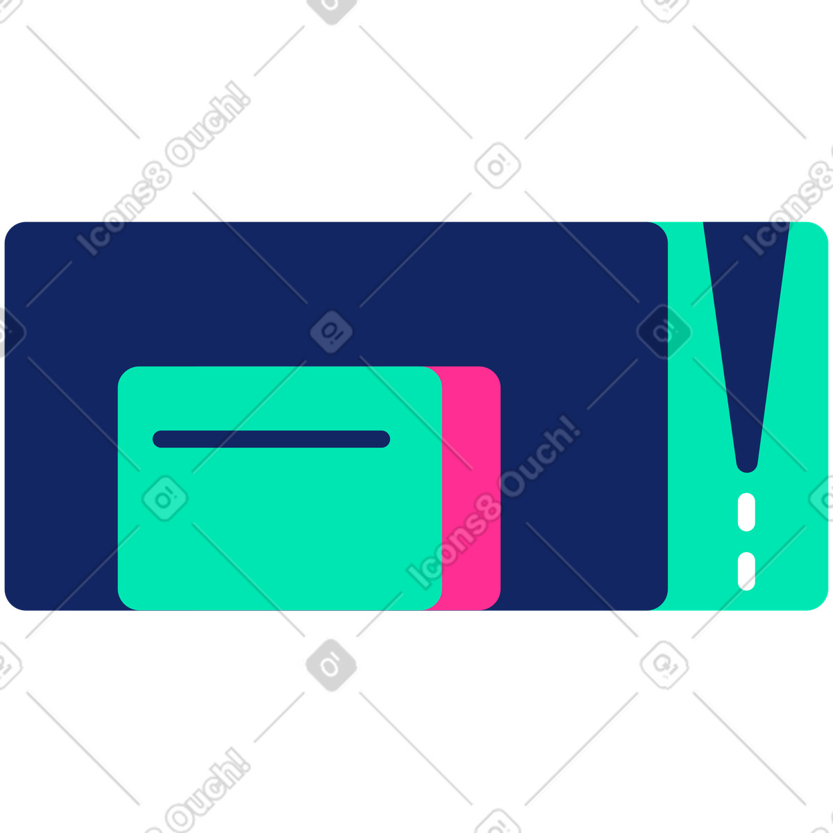 Illustration Open bag dans le style Cyborg à télécharger aux formats PNG, SVG