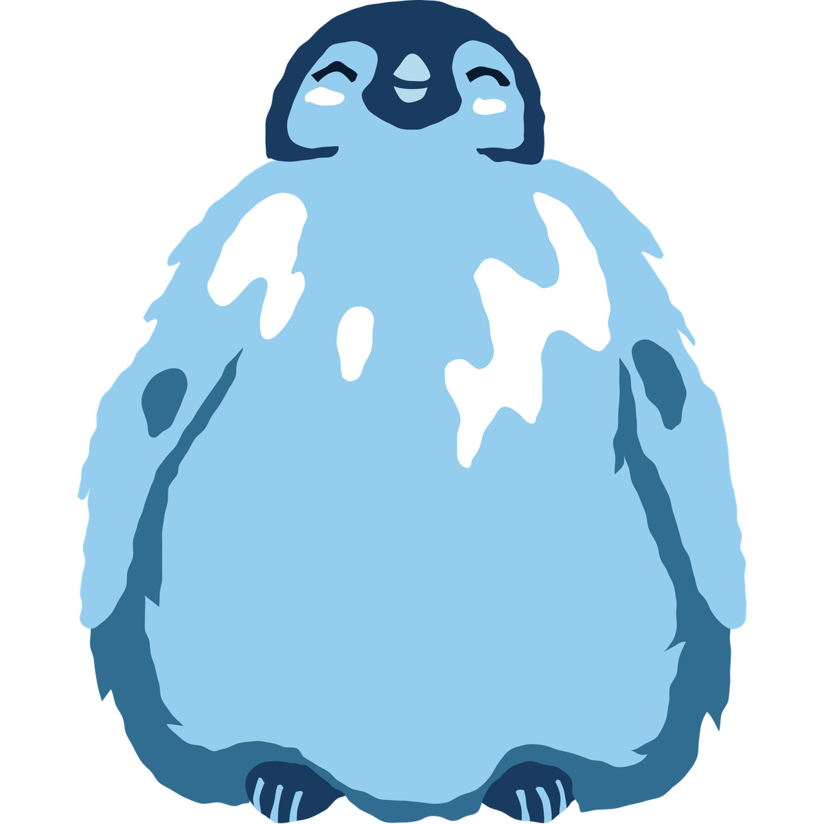 下载 Cherry 风格的 Baby penguin 插画，支持 PNG、SVG 格式