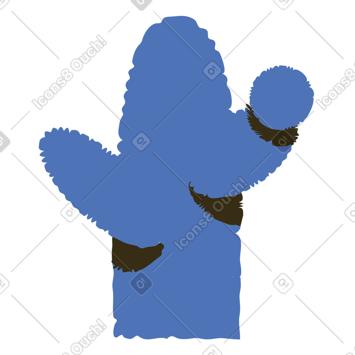 下载 Bermuda 风格的 仙人掌 插画，支持 PNG、SVG 格式