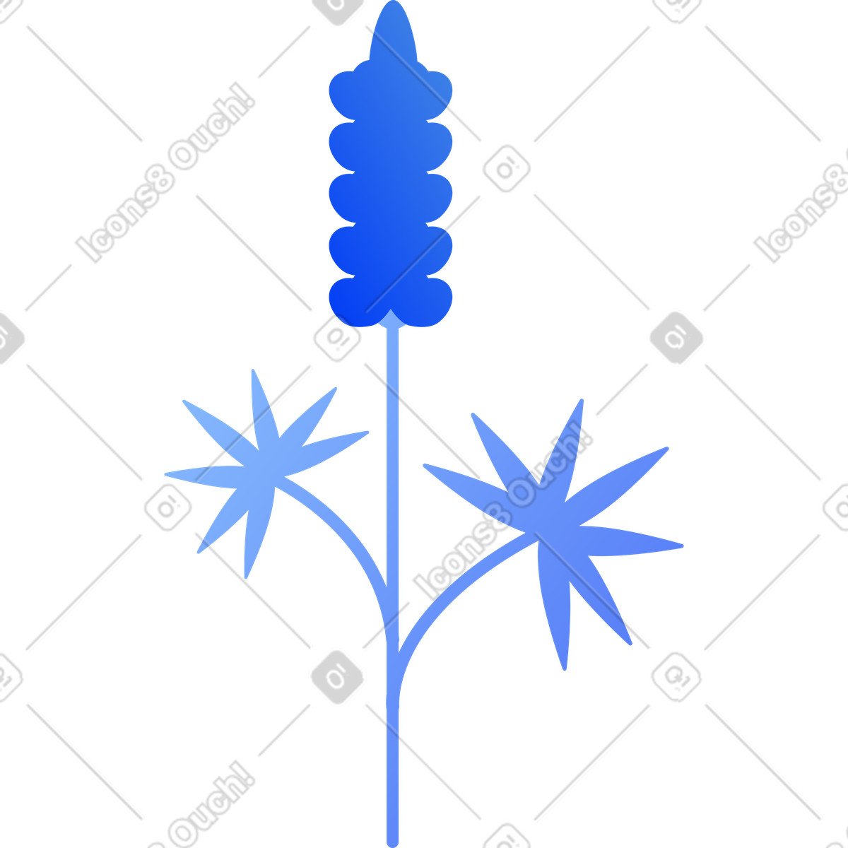 Fiore illustrazione in stile Buddy scarica in PNG, SVG